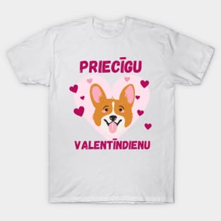 Latviski Priecīgu valentīndienu - latvietis T-Shirt